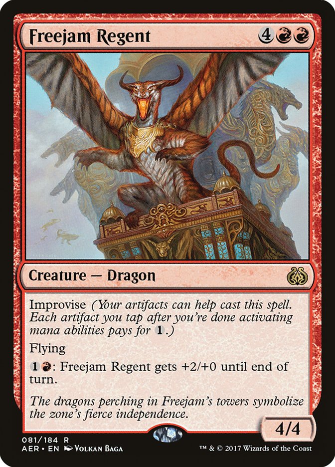 Freejam Regent [Aether Revolt] | Cards and Coasters CA
