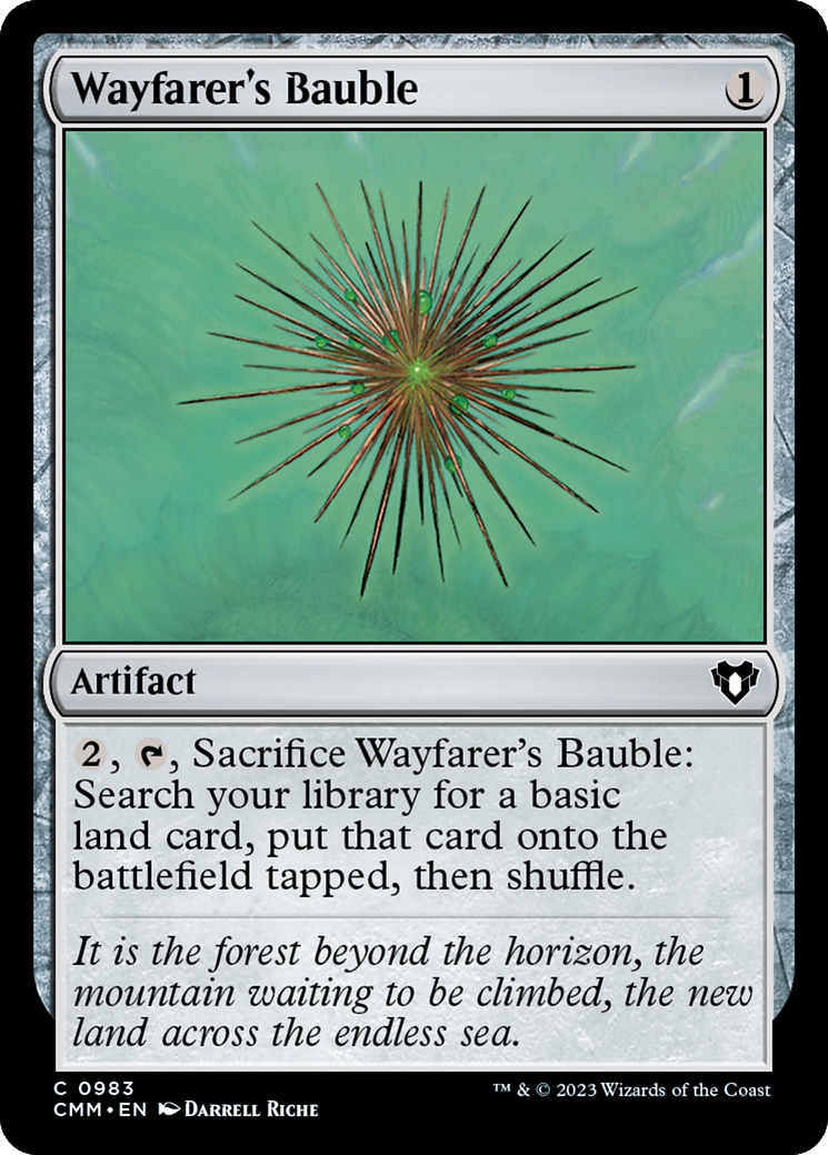 Wayfarer's Bauble [Commander Masters] | Cards and Coasters CA