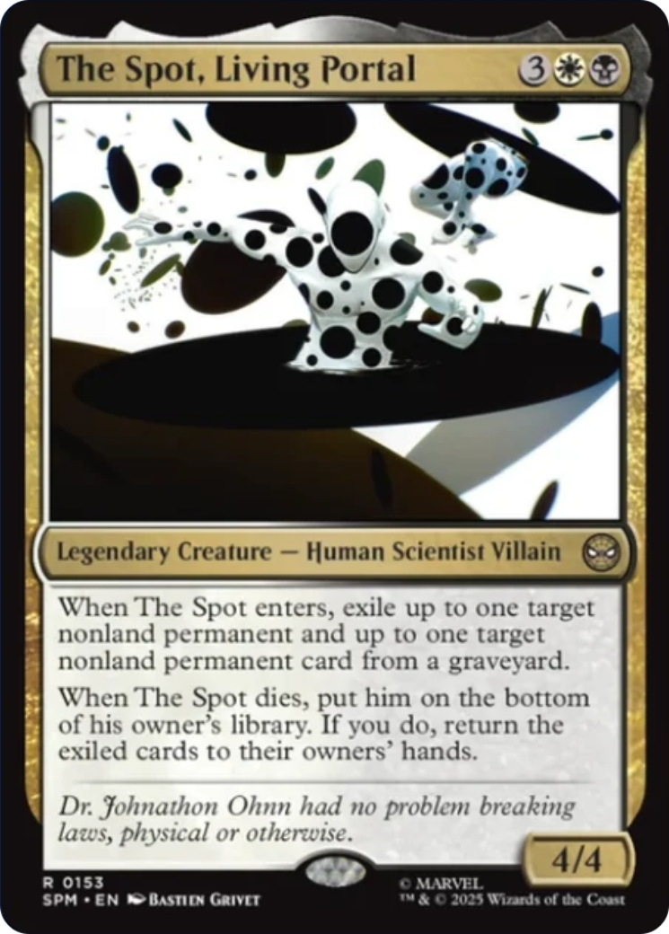 The Spot, Living Portal [Marvel's Spider-Man] | Cards and Coasters CA