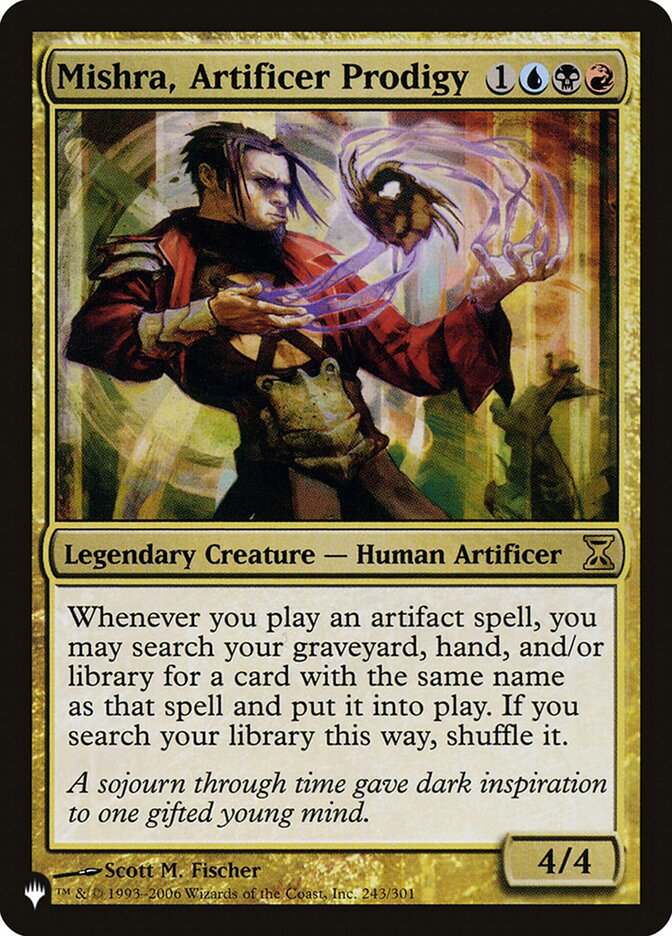 Mishra, Artificer Prodigy [The List] | Cards and Coasters CA