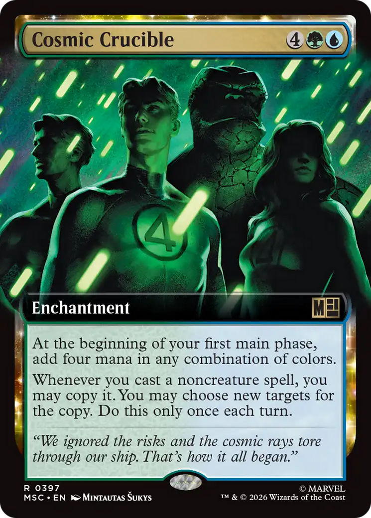 Cosmic Crucible (Extended Art) [Marvel Super Heroes Commander] | Cards and Coasters CA