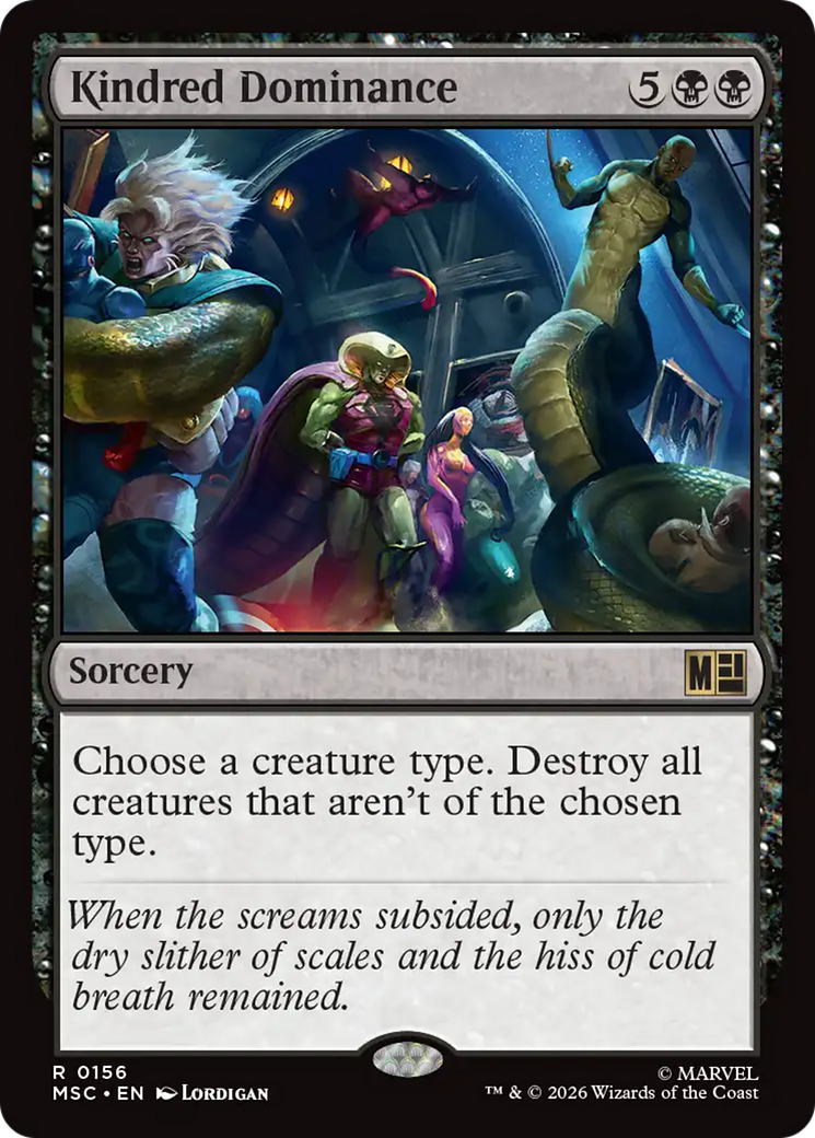 Kindred Dominance (Surge Foil) [Marvel Super Heroes Commander] | Cards and Coasters CA