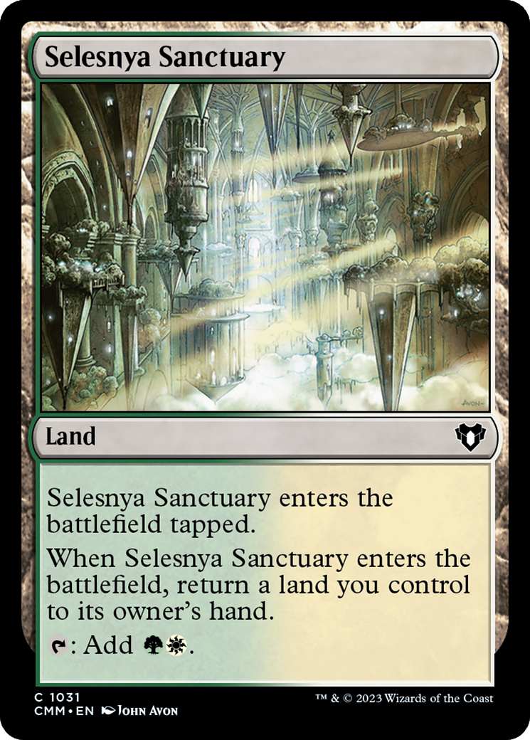 Selesnya Sanctuary [Commander Masters] | Cards and Coasters CA