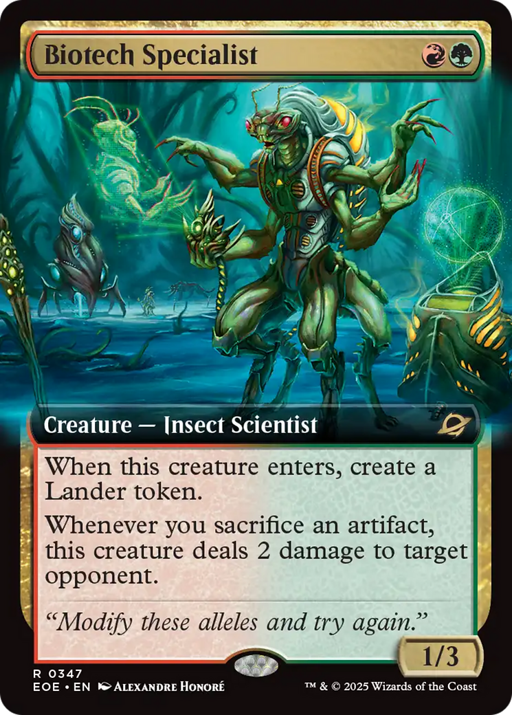 Biotech Specialist (Extended Art) [Edge of Eternities] | Cards and Coasters CA