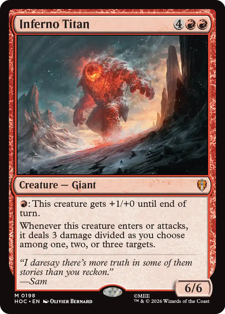 Inferno Titan [The Hobbit: Eternal-Legal] | Cards and Coasters CA