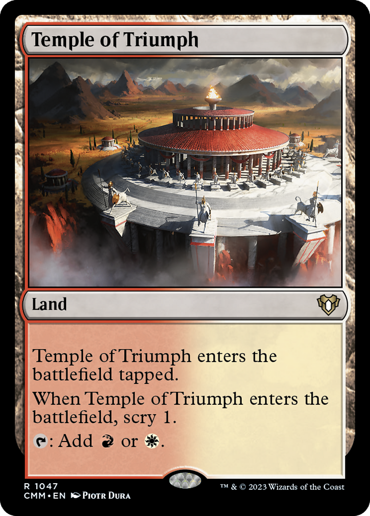 Temple of Triumph [Commander Masters] | Cards and Coasters CA