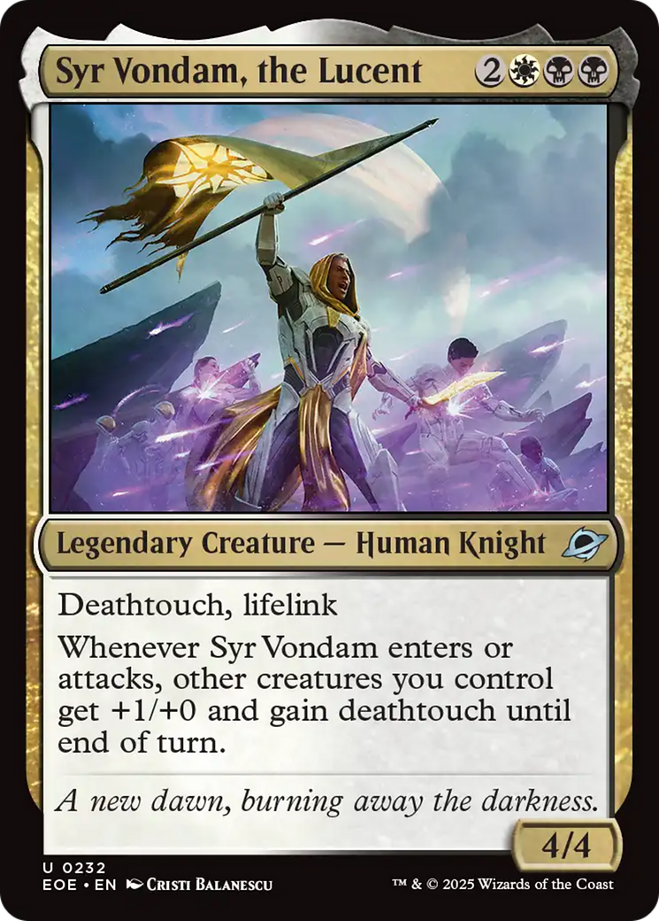 Syr Vondam, the Lucent [Edge of Eternities] | Cards and Coasters CA