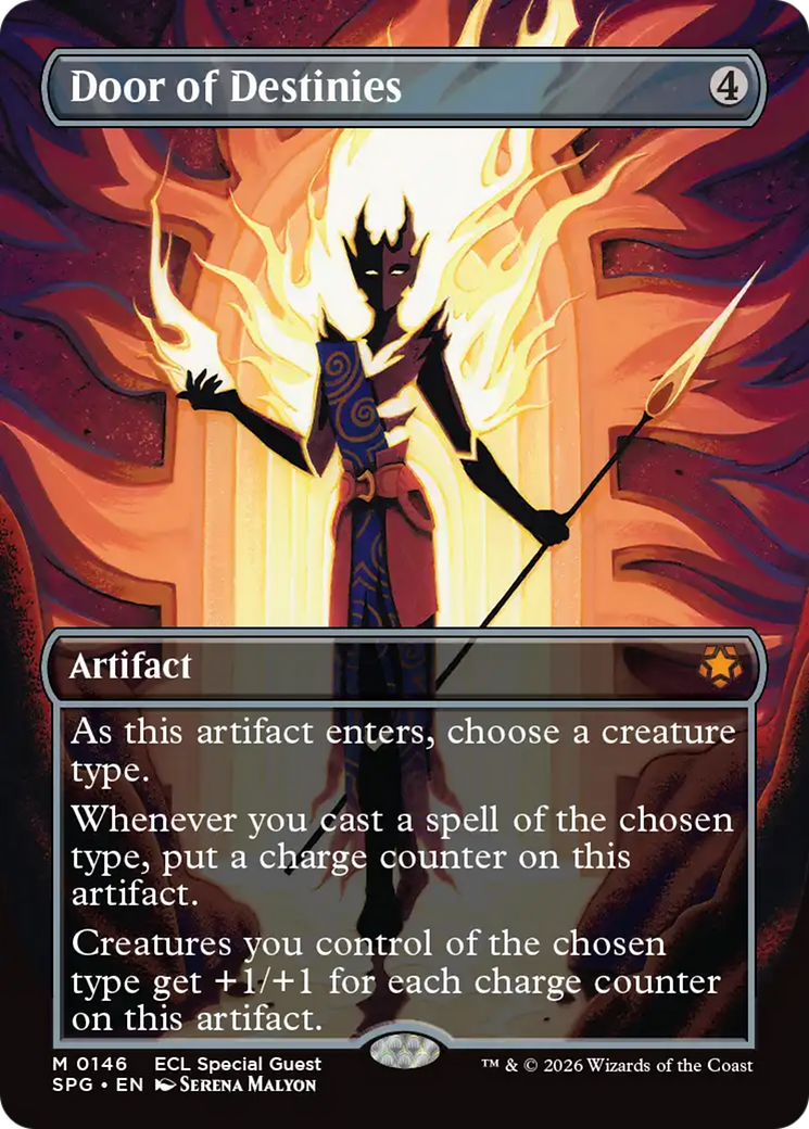 Door of Destinies (Borderless) [Lorwyn Eclipsed Special Guests] | Cards and Coasters CA