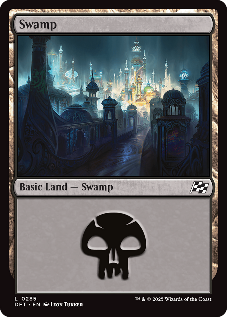 Swamp (0285) [Aetherdrift] | Cards and Coasters CA