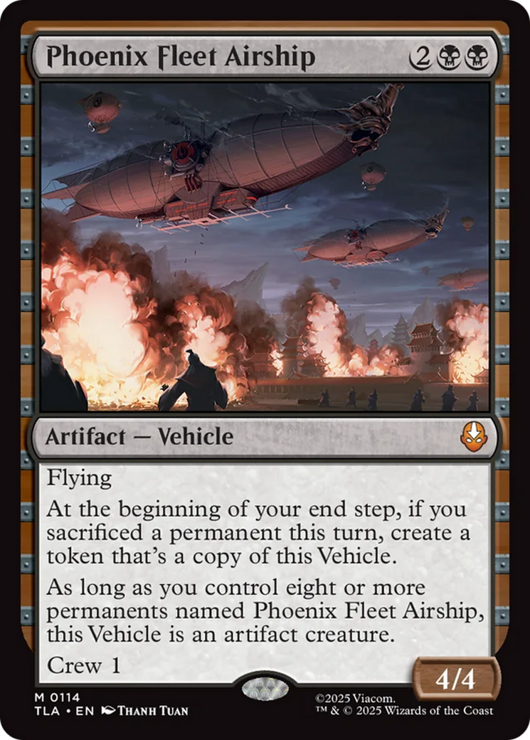 Phoenix Fleet Airship [Avatar: The Last Airbender] | Cards and Coasters CA