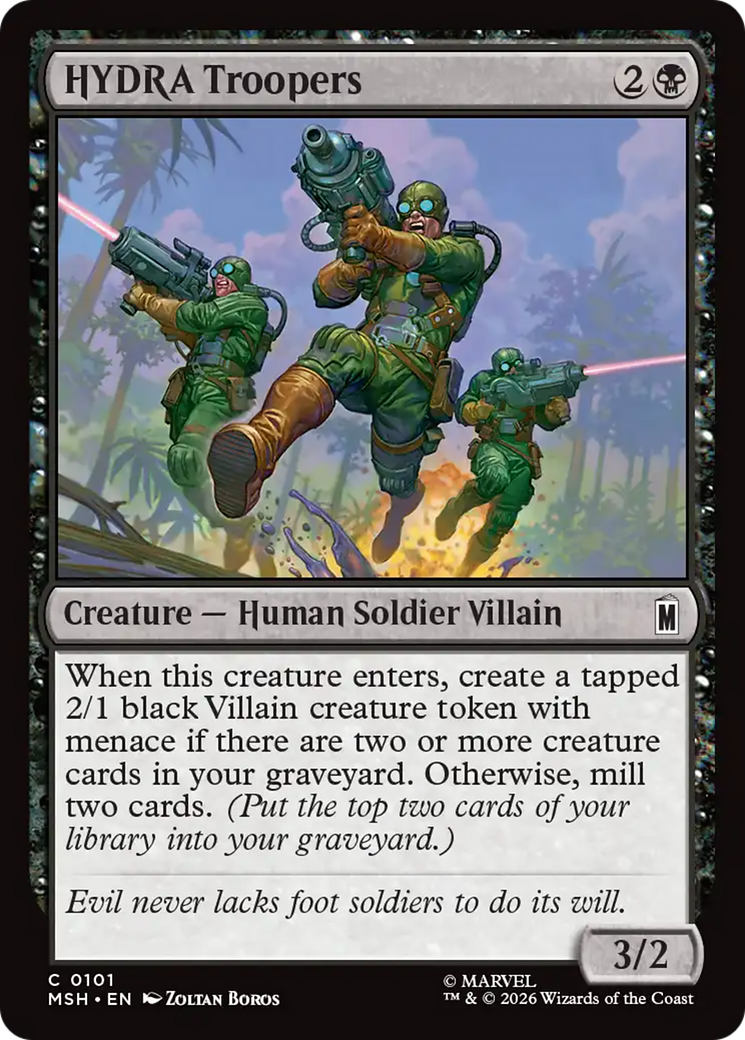 HYDRA Troopers [Marvel Super Heroes] | Cards and Coasters CA