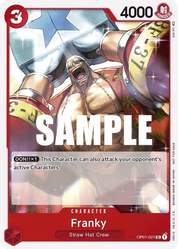 Franky (Tournament Pack Vol. 2) [One Piece Promotion Cards] | Cards and Coasters CA