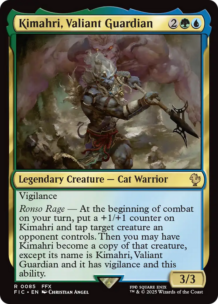 Kimahri, Valiant Guardian [FINAL FANTASY Commander] | Cards and Coasters CA