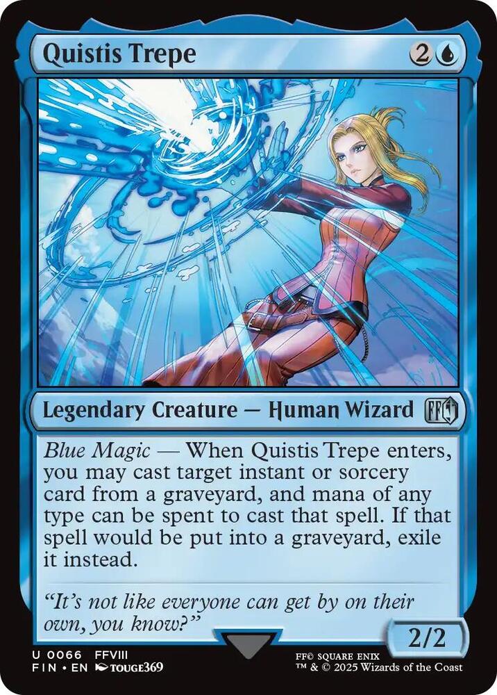 Quistis Trepe [FINAL FANTASY] | Cards and Coasters CA