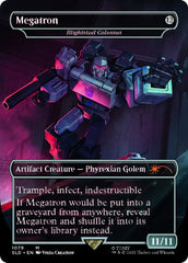 Blightsteel Colossus - Megatron (Borderless) [Secret Lair Drop Series] | Cards and Coasters CA