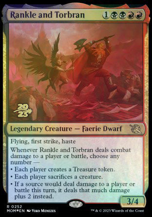 Rankle and Torbran [March of the Machine Prerelease Promos] | Cards and Coasters CA