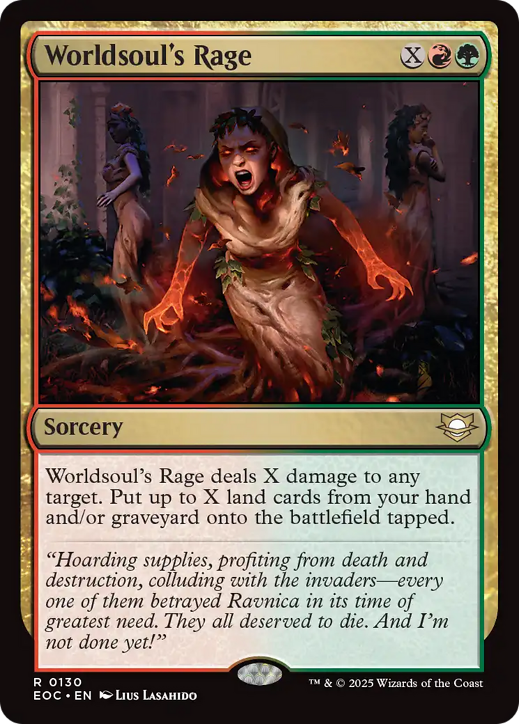 Worldsoul's Rage [Edge of Eternities Commander] | Cards and Coasters CA