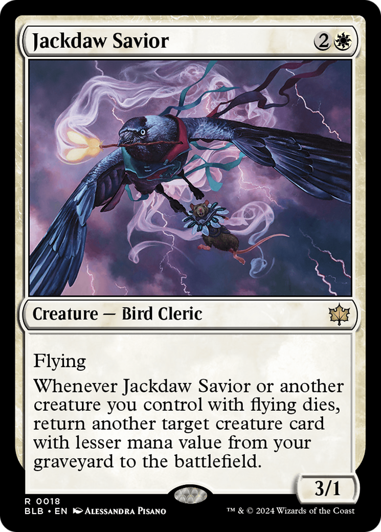 Jackdaw Savior [Bloomburrow] | Cards and Coasters CA