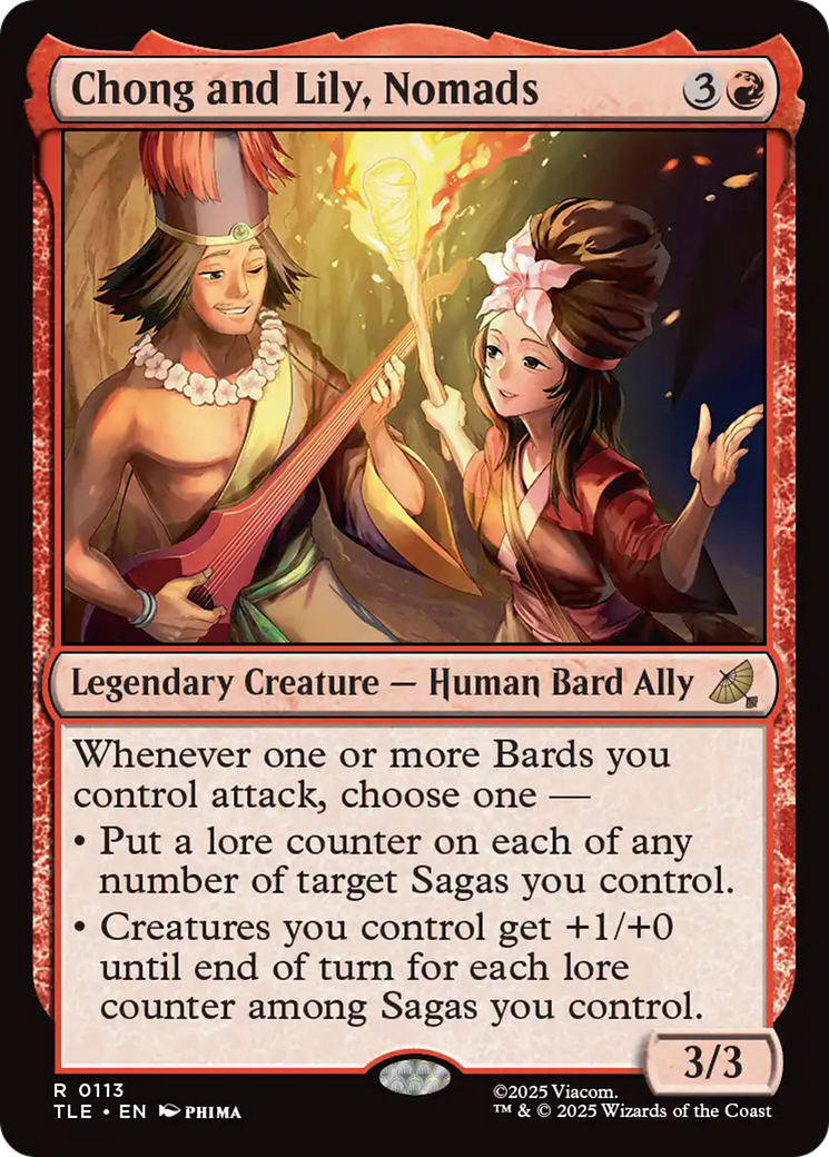 Chong and Lily, Nomads [Avatar: The Last Airbender: Eternal-Legal] | Cards and Coasters CA