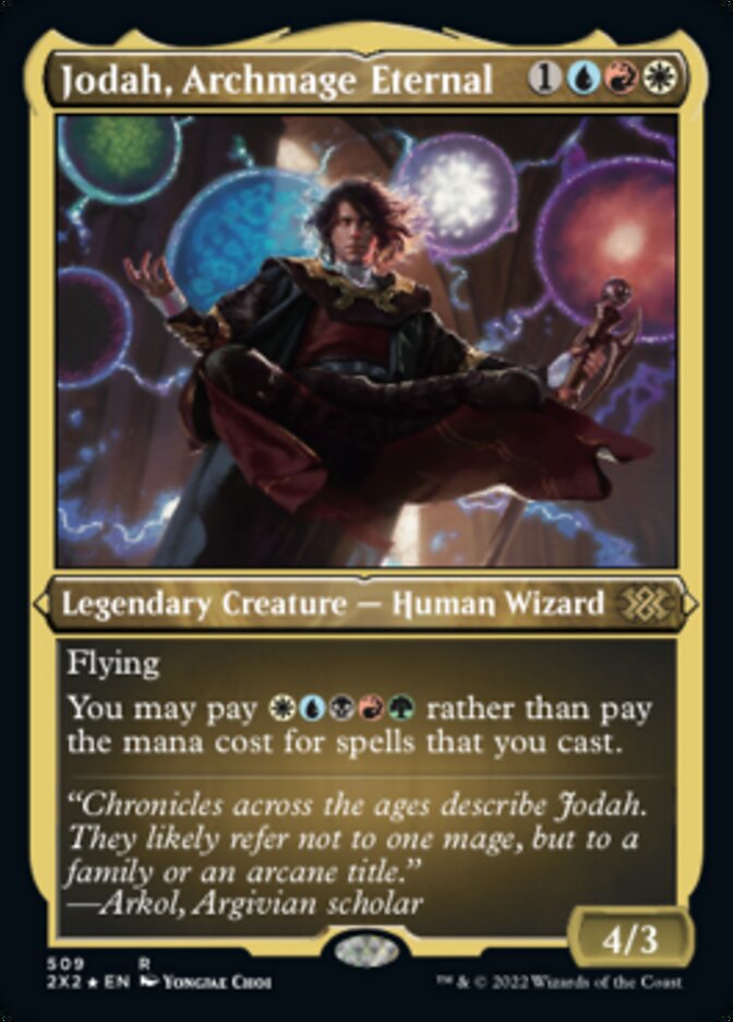 Jodah, Archmage Eternal (Foil Etched) [Double Masters 2022] | Cards and Coasters CA