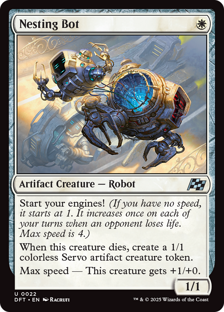 Nesting Bot [Aetherdrift] | Cards and Coasters CA