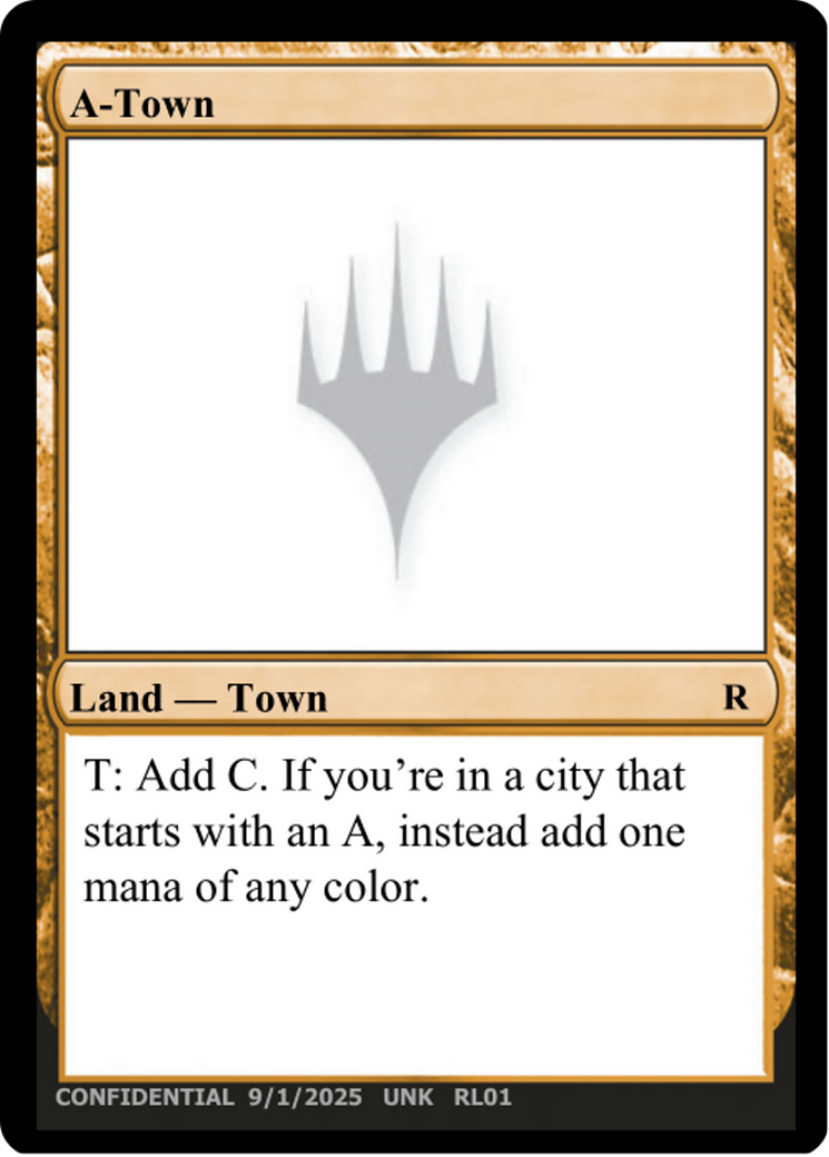A-Town [Unknown Event] | Cards and Coasters CA