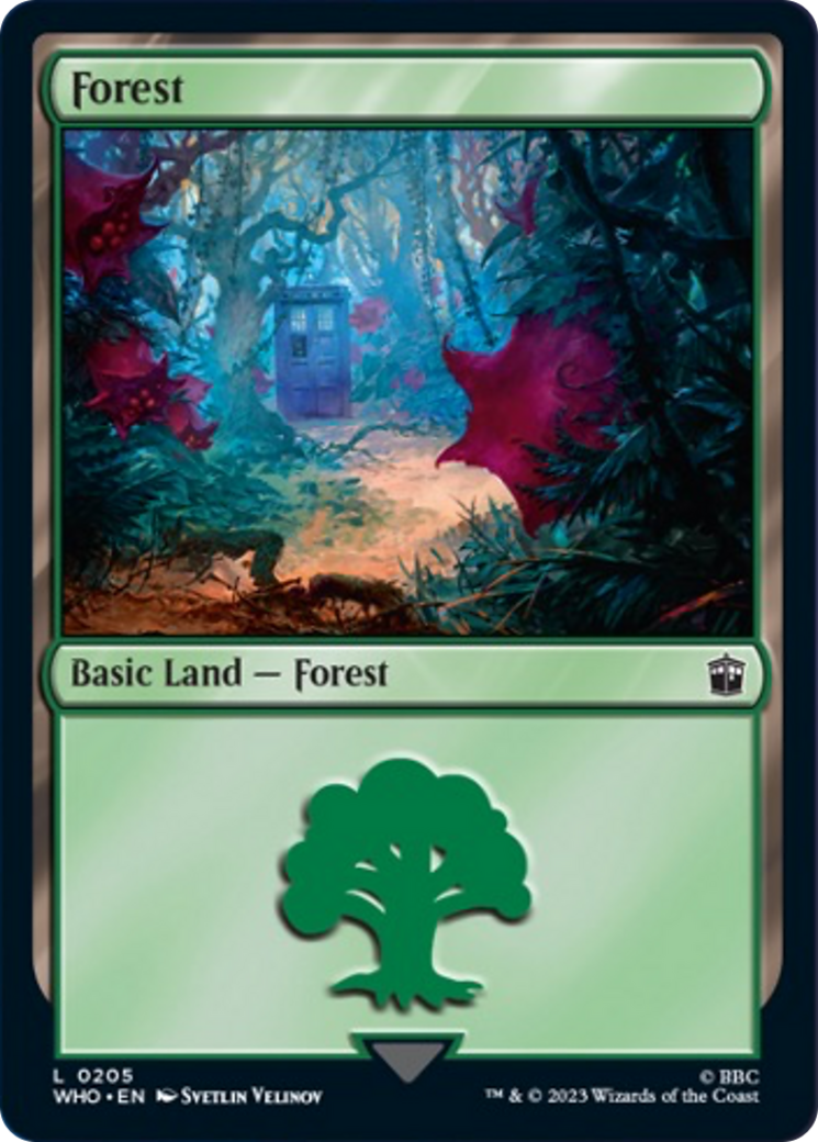 Forest (205) [Doctor Who] | Cards and Coasters CA