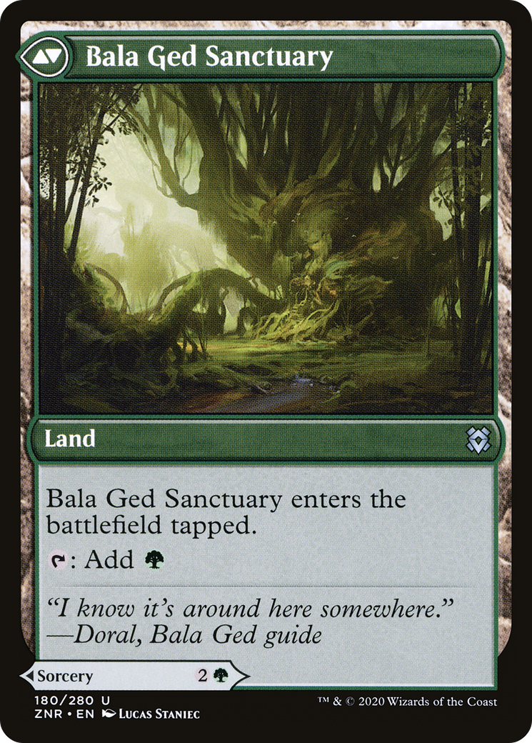 Bala Ged Recovery // Bala Ged Sanctuary [Secret Lair: From Cute to Brute] | Cards and Coasters CA