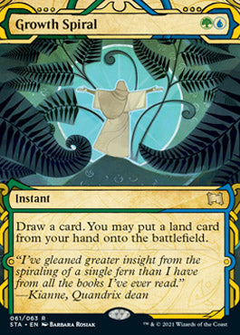 Growth Spiral (Foil Etched) [Strixhaven: Mystical Archive] | Cards and Coasters CA