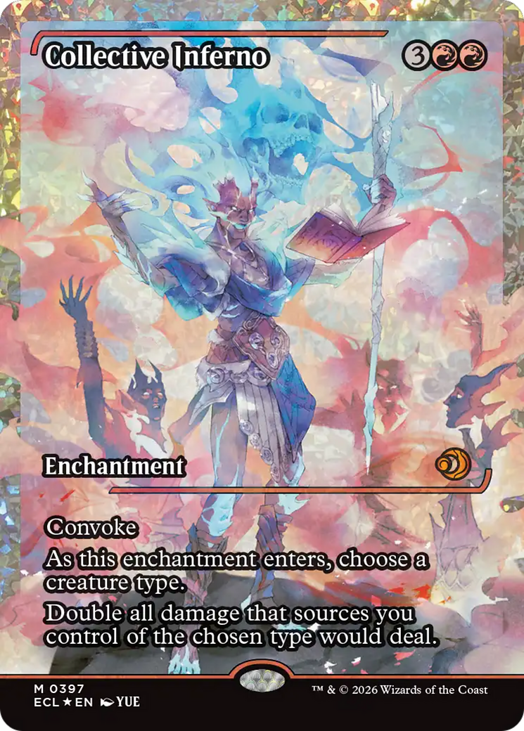 Collective Inferno (Showcase) (Fracture Foil) [Lorwyn Eclipsed] | Cards and Coasters CA
