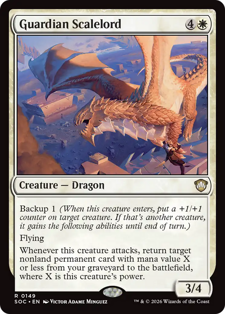 Guardian Scalelord [Secrets of Strixhaven Commander] | Cards and Coasters CA