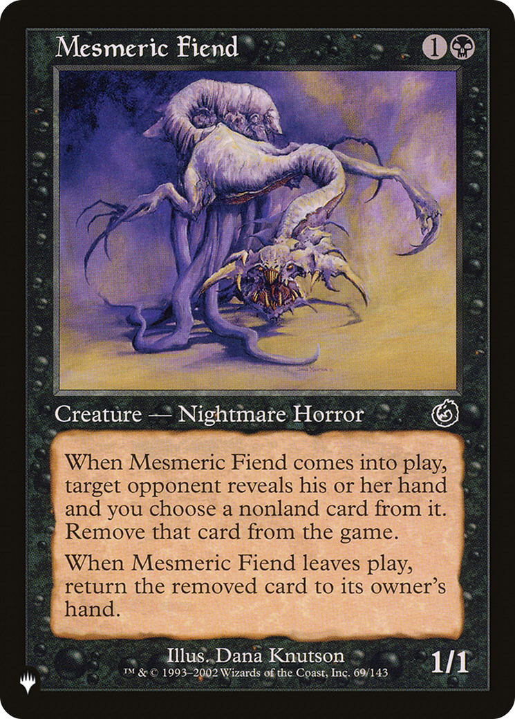 Mesmeric Fiend [The List] | Cards and Coasters CA