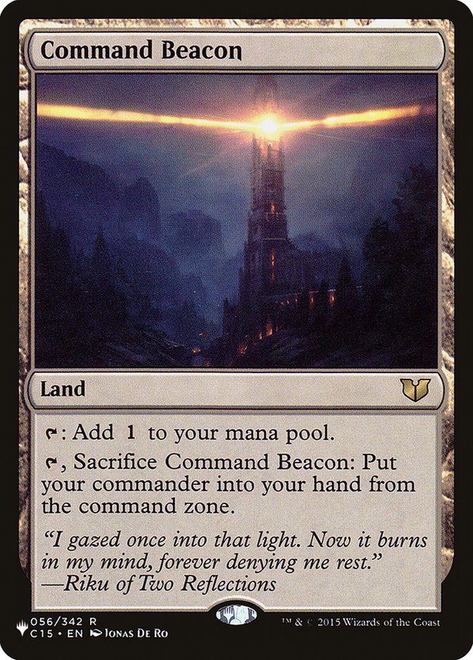 Command Beacon [The List] | Cards and Coasters CA