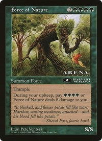 Force of Nature (Oversized) [Oversize Cards] | Cards and Coasters CA