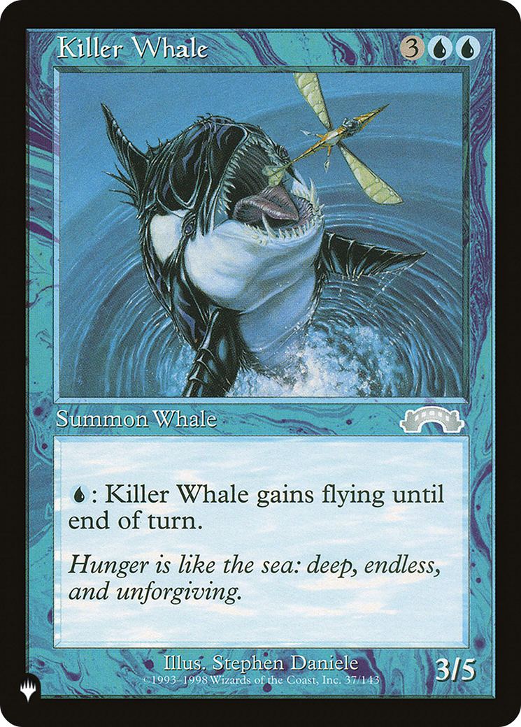 Killer Whale [The List Reprints] | Cards and Coasters CA