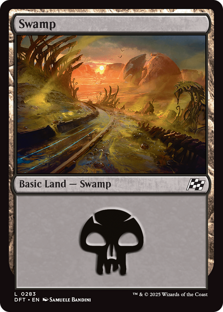 Swamp (0283) [Aetherdrift] | Cards and Coasters CA