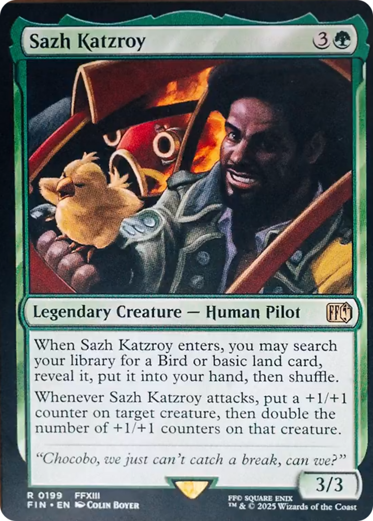 Sazh Katzroy [FINAL FANTASY] | Cards and Coasters CA