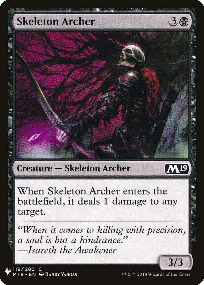 Skeleton Archer [Mystery Booster] | Cards and Coasters CA