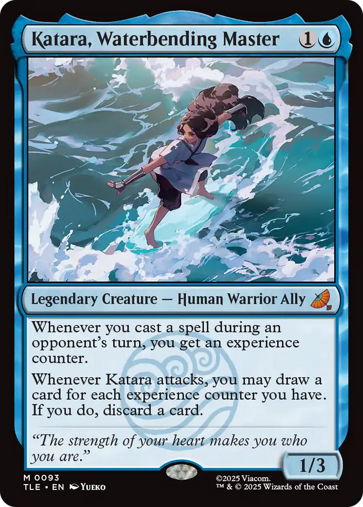 Katara, Waterbending Master [Avatar: The Last Airbender: Eternal-Legal] | Cards and Coasters CA