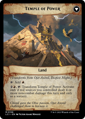 Ojer Axonil, Deepest Might // Temple of Power [The Lost Caverns of Ixalan] | Cards and Coasters CA