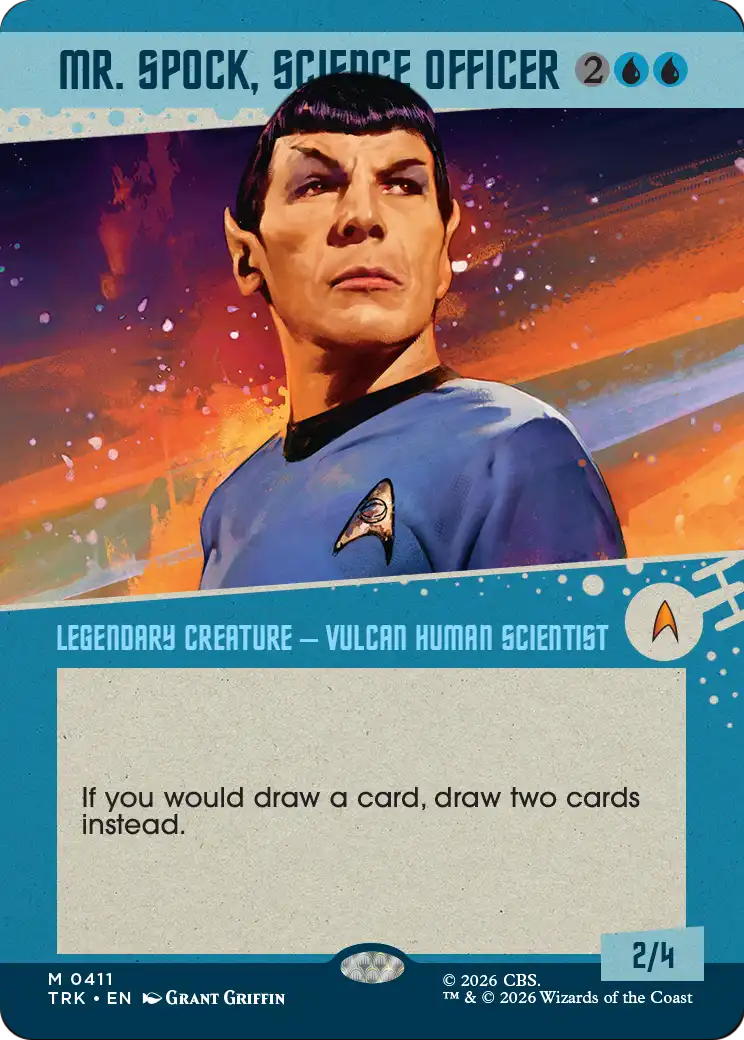 Mr. Spock, Science Officer (Showcase) [Star Trek] | Cards and Coasters CA