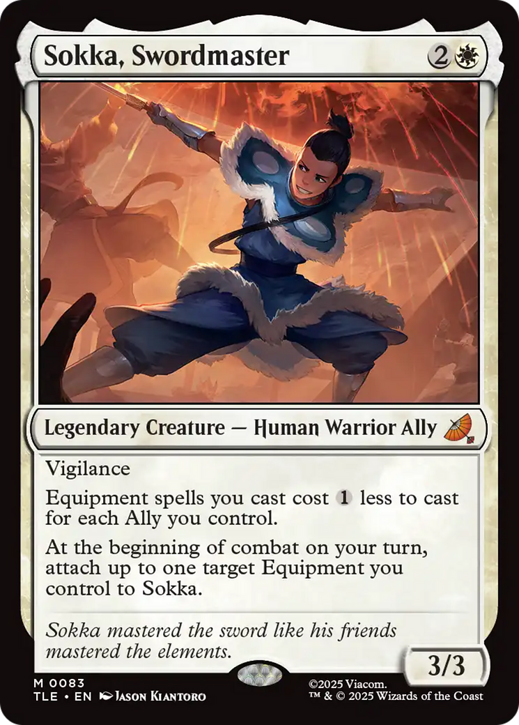 Sokka, Swordmaster [Avatar: The Last Airbender: Eternal-Legal] | Cards and Coasters CA