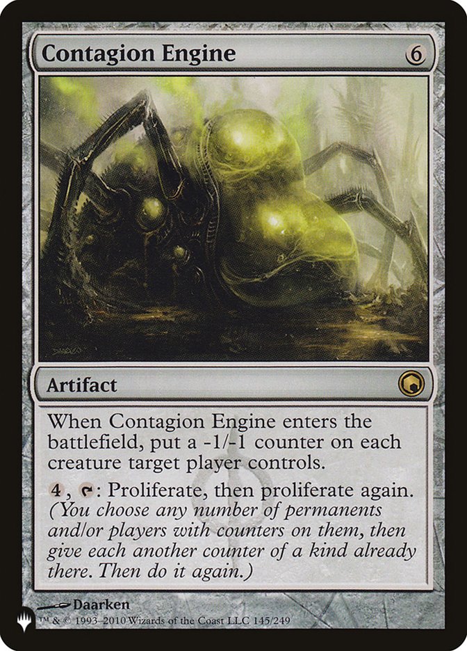 Contagion Engine [The List] | Cards and Coasters CA