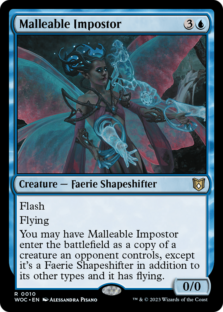 Malleable Impostor [Wilds of Eldraine Commander] | Cards and Coasters CA