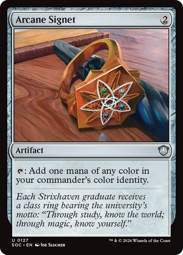 Arcane Signet [Secrets of Strixhaven Commander] | Cards and Coasters CA