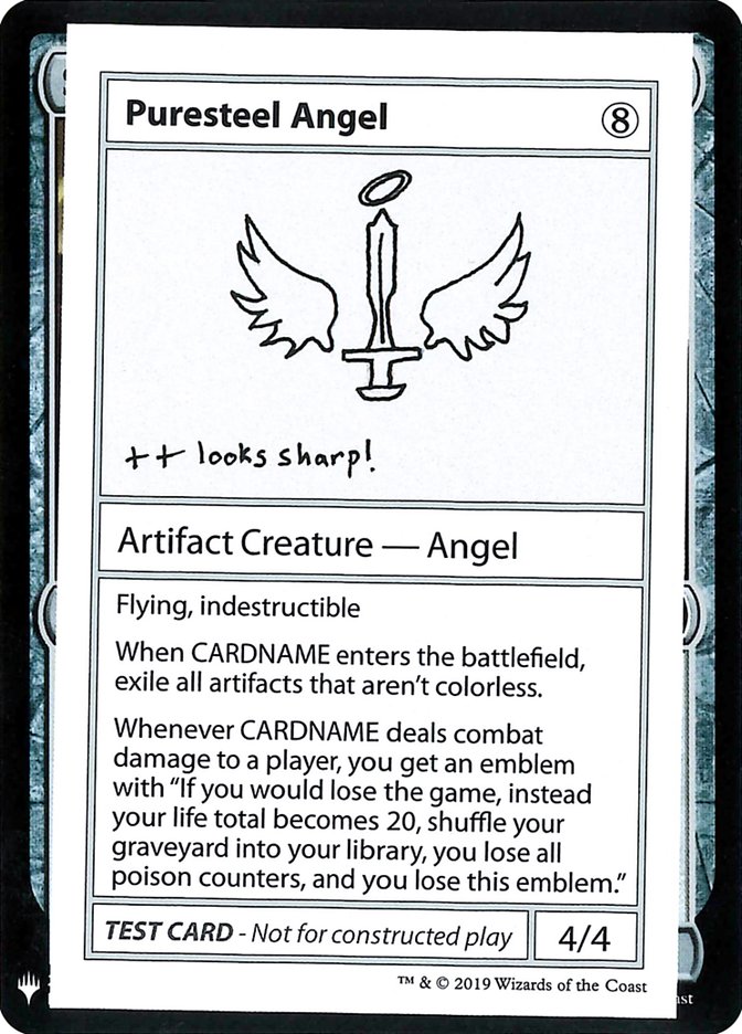 Puresteel Angel [Mystery Booster Playtest Cards] | Cards and Coasters CA