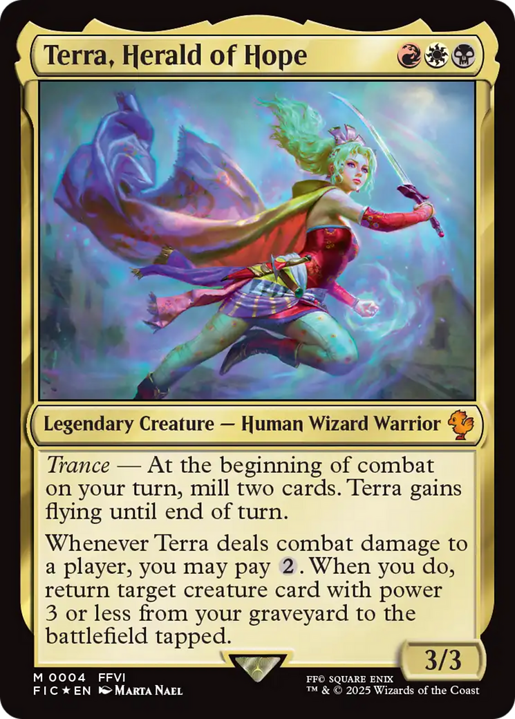 Terra, Herald of Hope [FINAL FANTASY Commander] | Cards and Coasters CA