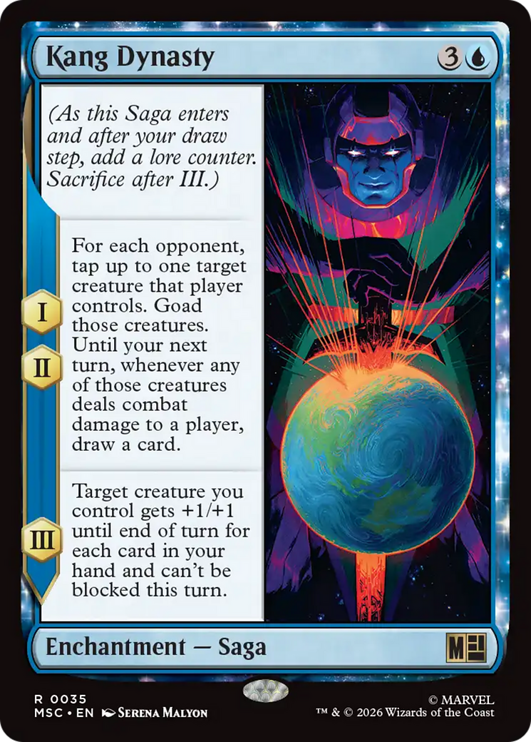 Kang Dynasty (Surge Foil) [Marvel Super Heroes Commander] | Cards and Coasters CA