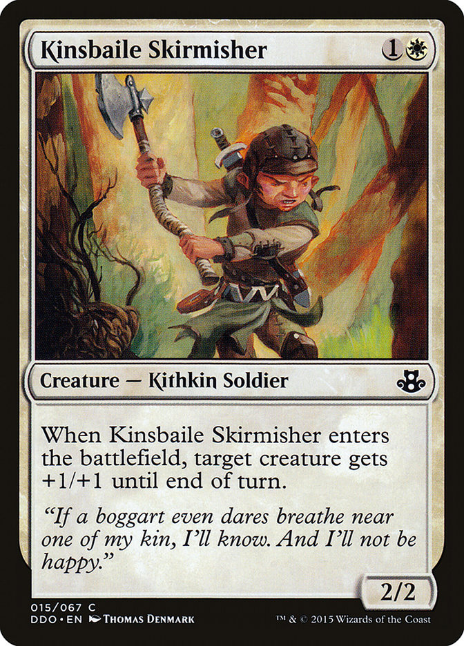 Kinsbaile Skirmisher [Duel Decks: Elspeth vs. Kiora] | Cards and Coasters CA