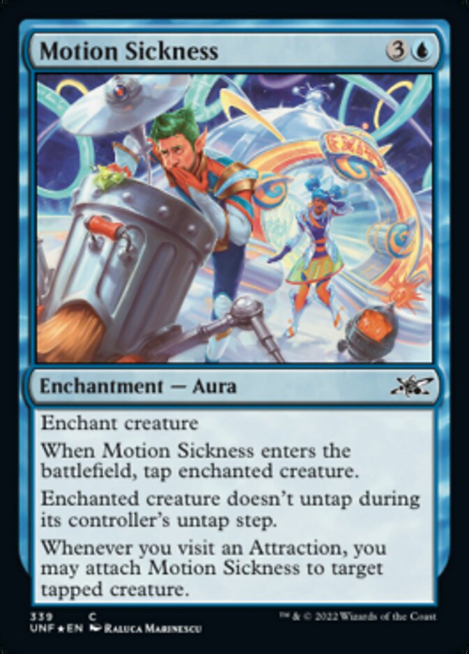 Motion Sickness (Galaxy Foil) [Unfinity] | Cards and Coasters CA